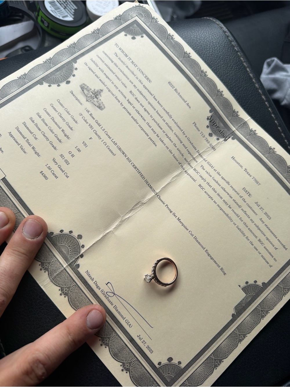 Classic Solitaire Engagement Ring - Rose Gold